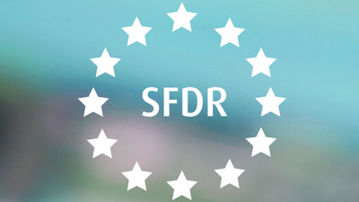 SFDR Schriftzug mit Sternen