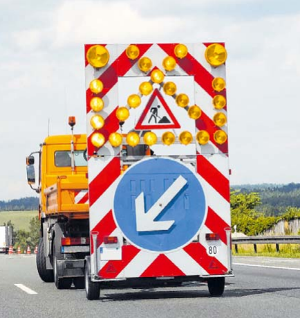 Bild Baustelle Baustellenschild